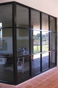 Aluminium Window Painting - Bond University (After)