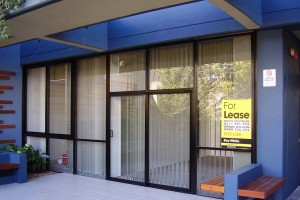 aluminium doors and window painting - commercial (After)